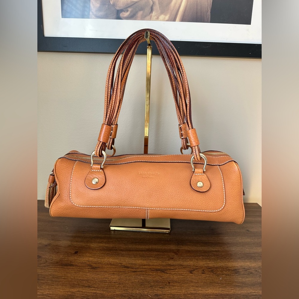 Kate Spade Leather Fringe Baguette